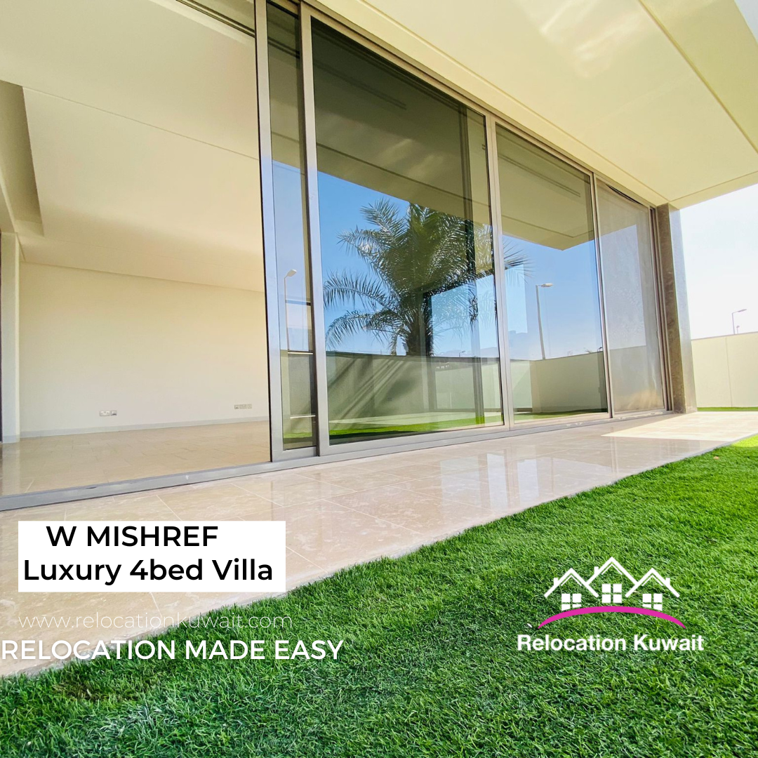 4master bedroom villa with private swimming pool & HUGE garden for rent in West Mishrif, #Kuwait.