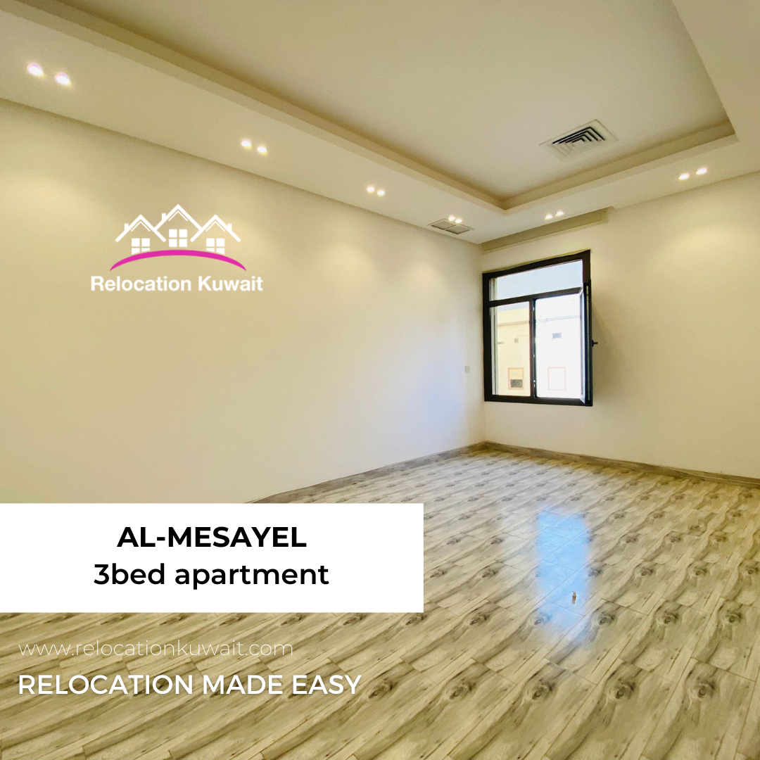 3-bed apartment for rent in Al-Mesayel , #kuwait